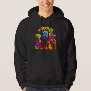 Boxer Dog Family Hoodie