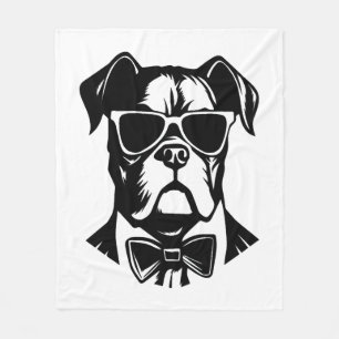 Boxer Dog Fleece Blanket