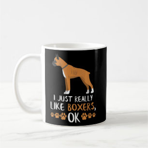 Boxer Dog Funny Dogs Boxer Coffee Mug