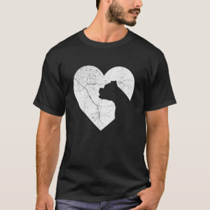 Boxer Dog Funny Heart Valentine's Day Dog Dad Mum T-Shirt