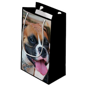 Boxer dog gift bag