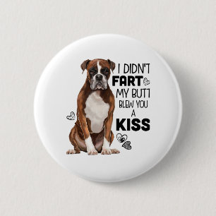 Boxer Dog gifts 6 Cm Round Badge
