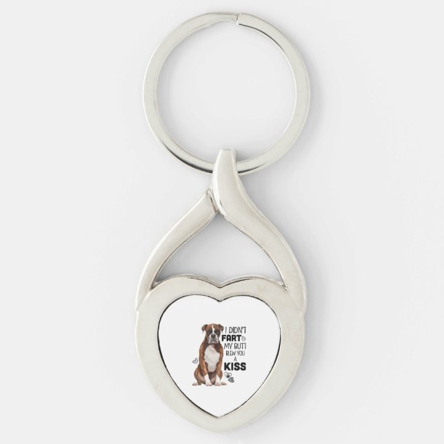 Boxer Dog gifts Key Ring (Front)