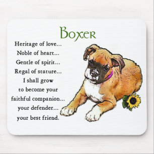 Boxer Dog Gifts Mouse Mat