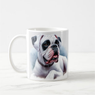🐾Boxer Dog Graceful Guardian in Watercolor Coffee Mug