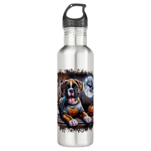 Boxer Dog Halloween 710 Ml Water Bottle