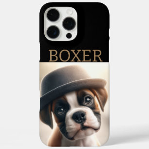 Boxer Dog in Style iPhone 16 Pro Max Case