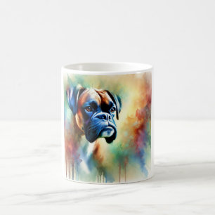 Boxer Dog in Watercolor 241024AREF117 - Watercolor Coffee Mug