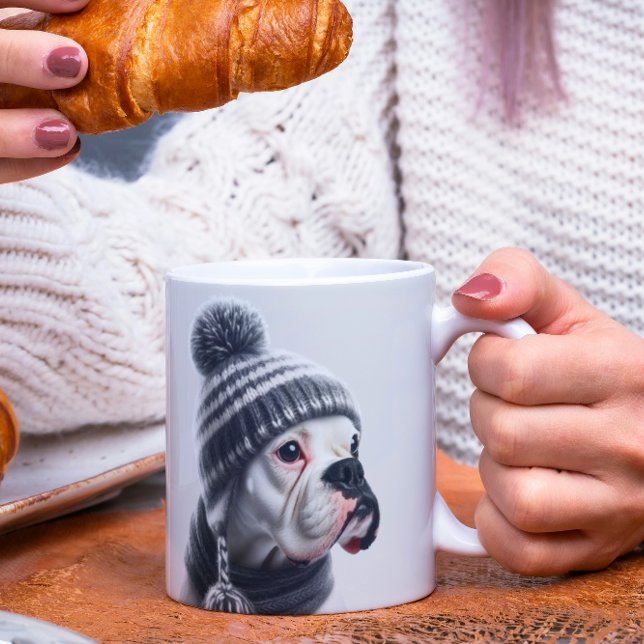 Boxer Dog in Winter Coffee Mug (Creator Uploaded)