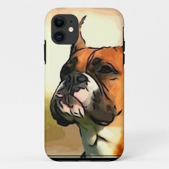 Boxer dog iPhone 5 Barely There Universal Case (Back)