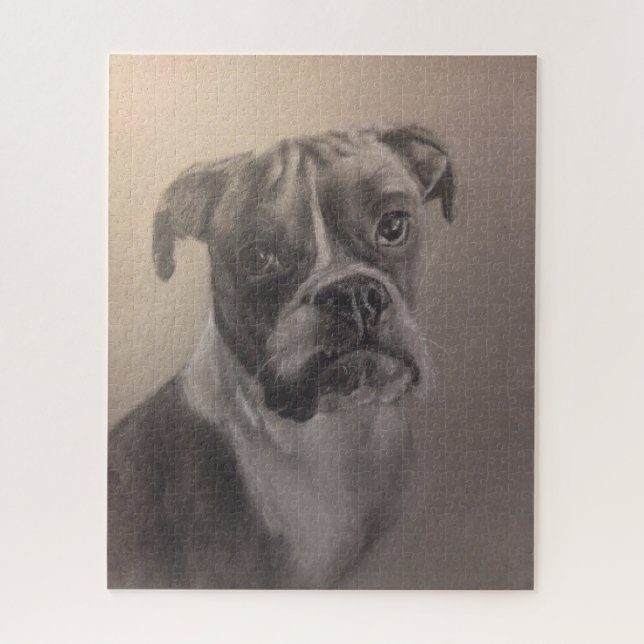 Boxer Dog jigsaw puzzle (Vertical)