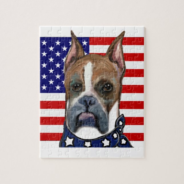 Boxer Dog Jigsaw Puzzle (Vertical)