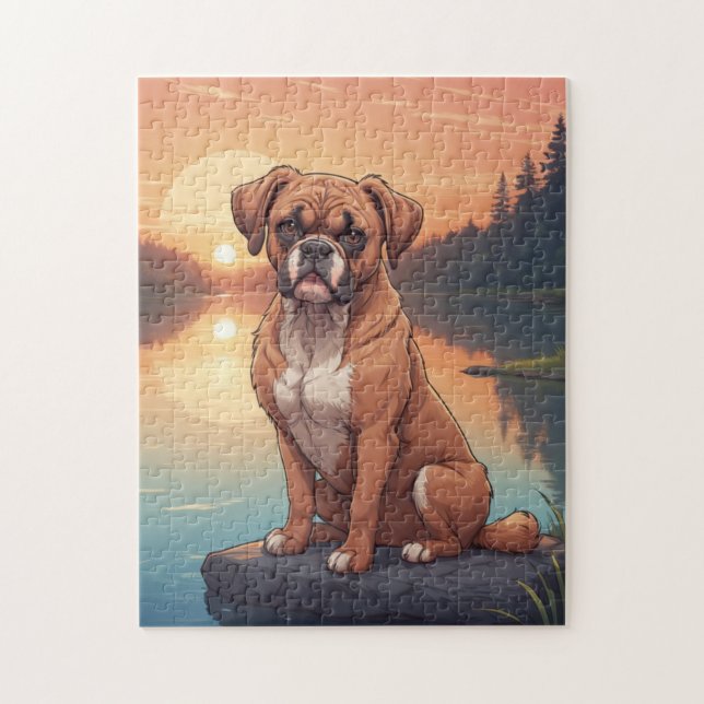Boxer dog jigsaw puzzle (Vertical)