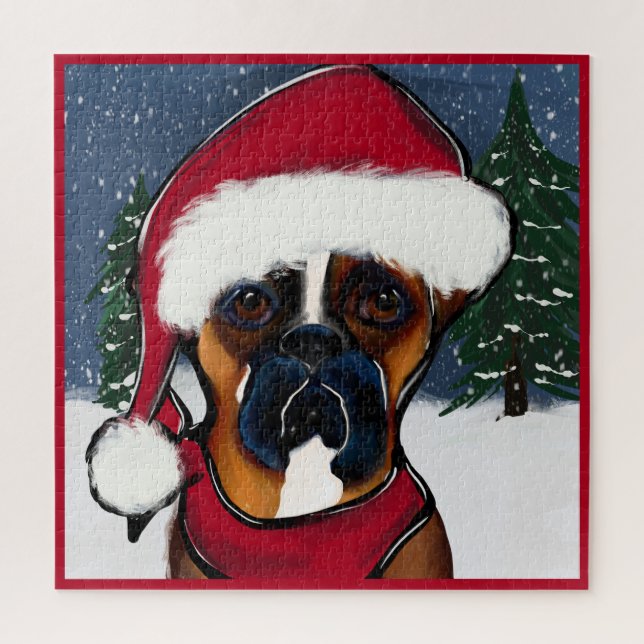 Boxer Dog Jigsaw Puzzle (Vertical)