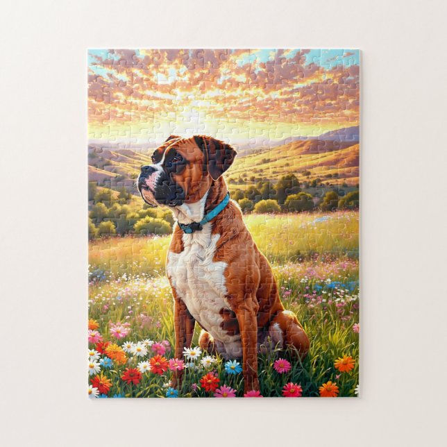 Boxer dog jigsaw puzzle (Vertical)