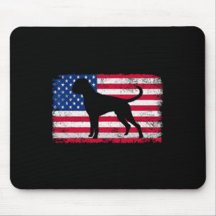 Boxer Dog Lover 4th Of July Patriotic American Fla Mouse Mat