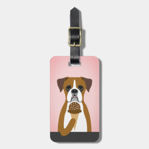 Boxer Dog Luggage Tags