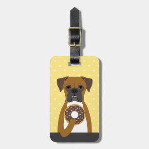 Boxer Dog Luggage Tags