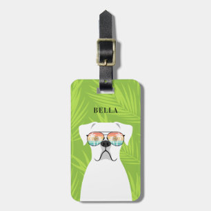 Boxer Dog Luggage Tags