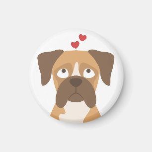 Boxer Dog Magnet, Boxer Dog Gift, boxer lover gift Magnet