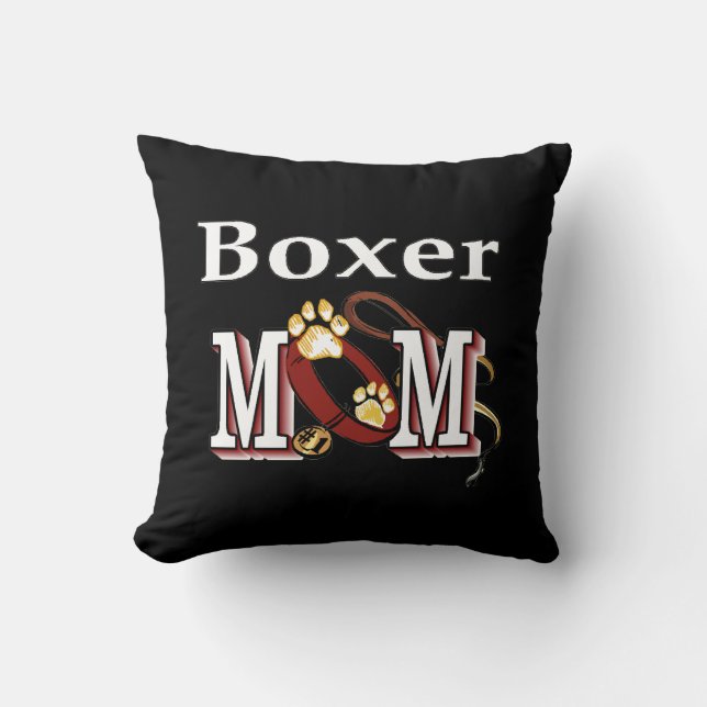 Boxer Dog MOM Cushion (Front)