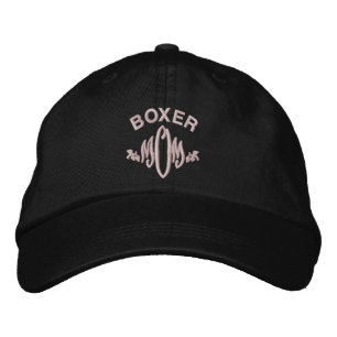 Boxer Dog MOM Embroidered Hat