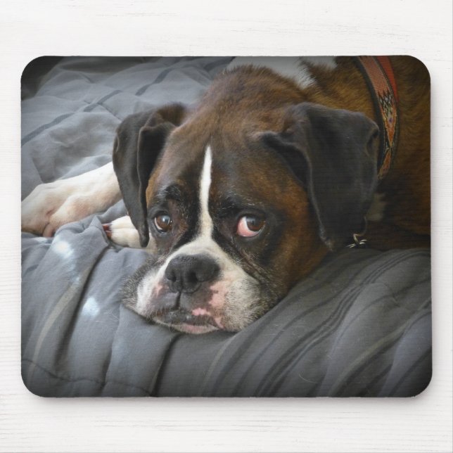 boxer, dog mouse mat (Front)