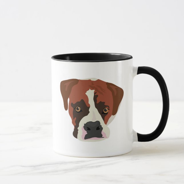Boxer Dog Mug (Right)