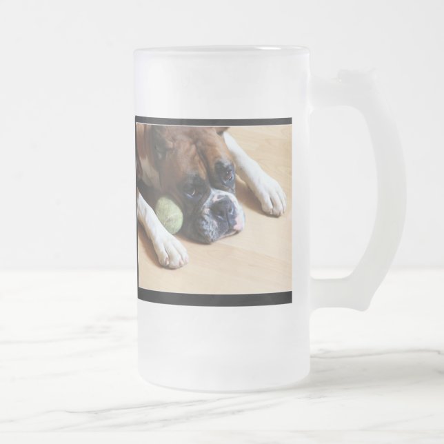 Boxer dog mug (Right)