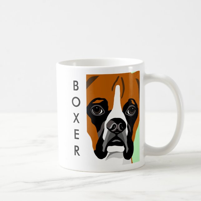 Boxer Dog Mugs (Right)