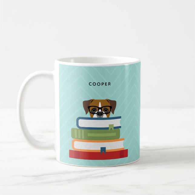 Boxer Dog Mugs (Left)