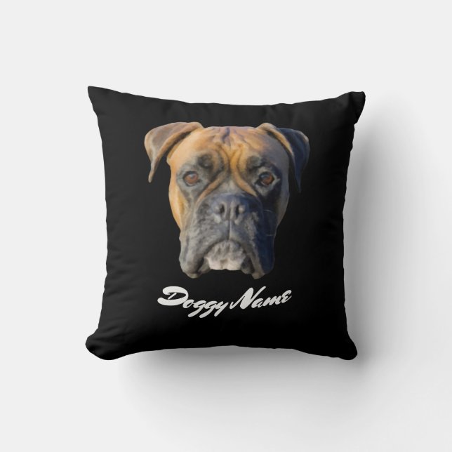 Boxer Dog Mum Create Your Own Cushion (Front)