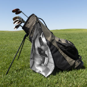 Boxer Dog On Windowsill gtcna Golf Towel