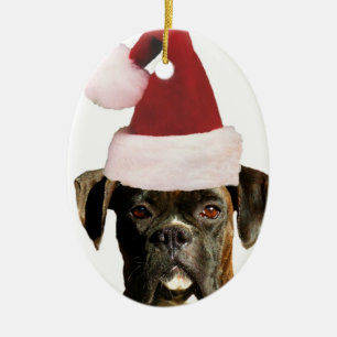 Boxer dog ornament
