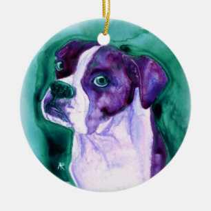 Boxer Dog Ornament - "Not Me"