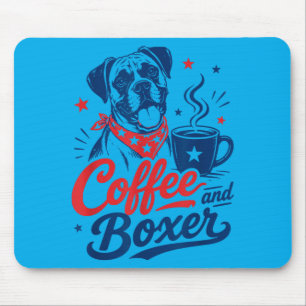 Boxer Dog Owner Mum Dad Pet Lover Men Women Coffee Mouse Mat