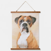 Boxer Dog Painting Uncropped Original Animal Art