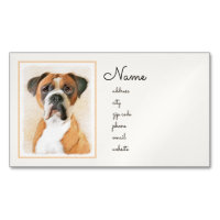 Boxer Dog Painting Uncropped Original Animal Art