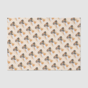 Boxer Dog Painting Uncropped Original Animal Art Tissue Paper