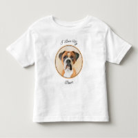 Boxer Dog Painting Uncropped Original Animal Art