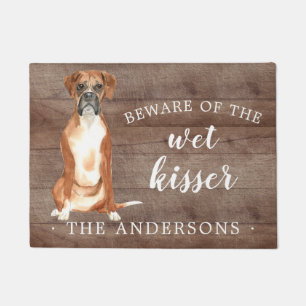 Boxer Dog Personalised Door Mat