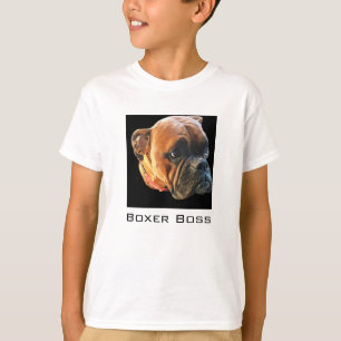 Boxer Dog Pet Photo Customised Boy's T-Shirt