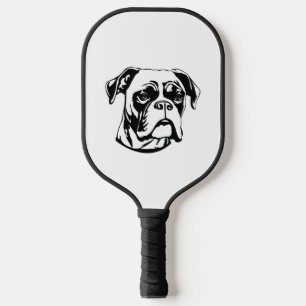 Boxer Dog Pickleball Paddle