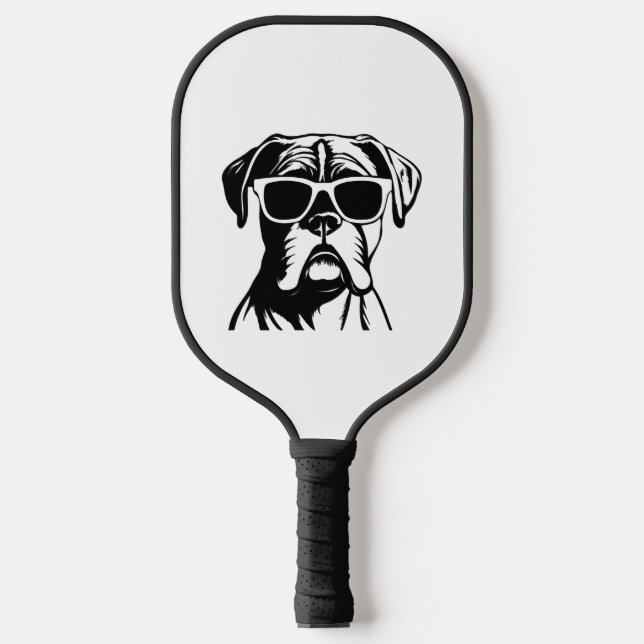 Boxer Dog Pickleball Paddle (Front)