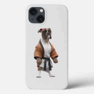 Boxer Dog Play Karate, Karate Champion Boxer Dog iPhone 13 Case
