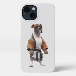 Boxer Dog Play Karate, Karate Champion Boxer Dog iPhone 13 Case