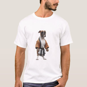 Boxer Dog Play Karate, Karate Champion Boxer Dog T-Shirt