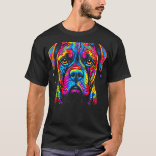 Boxer Dog Pop Art T-Shirt