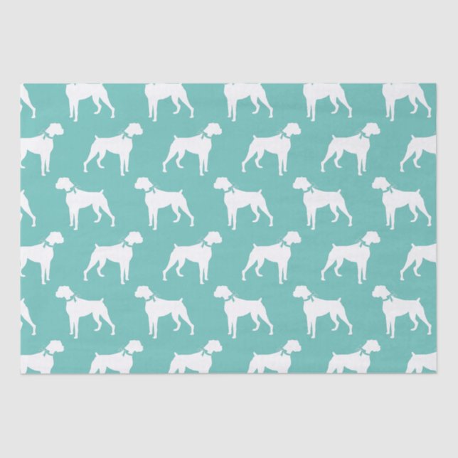 Boxer Dog Puppy Tissue Paper (Front)