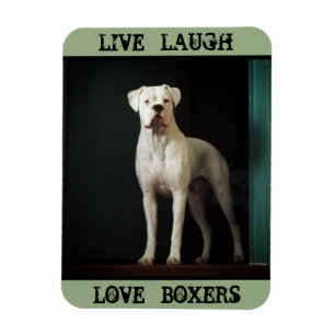 Boxer Dog Refrigerator Magnet